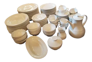 1960 Rosenthal Thomas Rotunda Pattern Dinner Set for Twelve- 88 Pieces