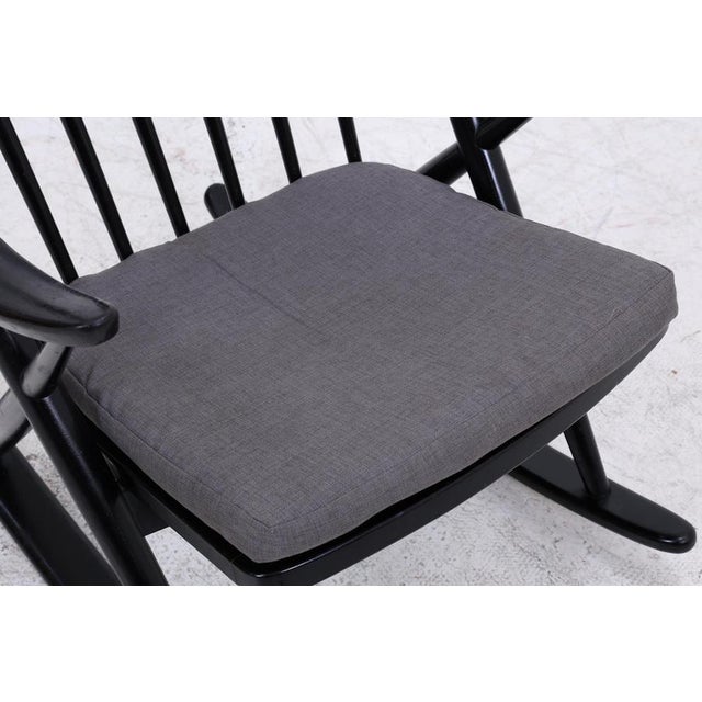 Wood Mid-Century Danish Rocking Chair Model 182 by Frank Reenskaug for Bramin For Sale - Image 7 of 17