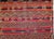 Vintage Moroccan Tribal Kilim Rug, Handwoven Wool, Stripe Pattern, Red & Blue, 5x8 For Sale - Image 18 of 18