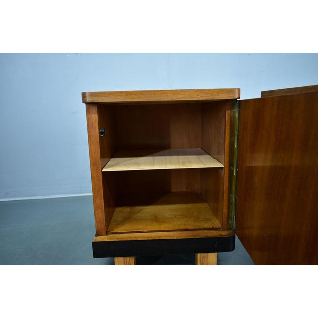 Art Deco Bedside Tables, Czechoslovakia, Set of 2 For Sale - Image 10 of 18