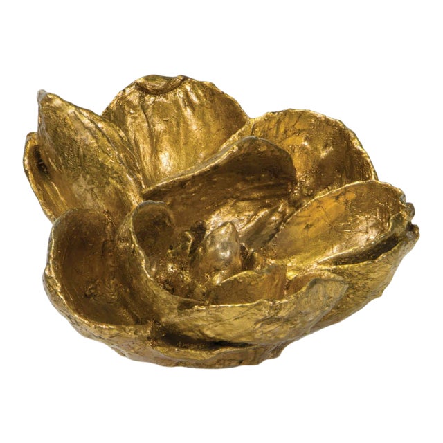 Regina Andrew Magnolia Resin Objet, Gold Leaf For Sale