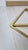 Metal Console Table in Brass-Plated Iron and Black Glass Top For Sale - Image 7 of 10