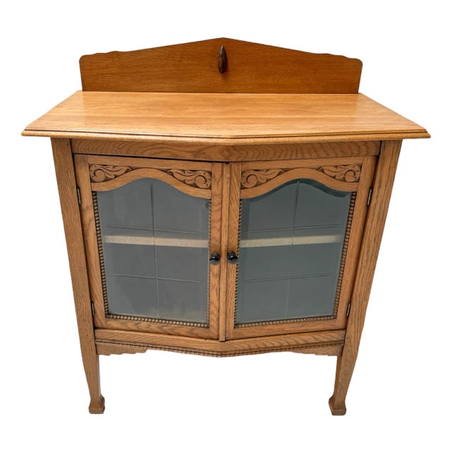 Art Deco Amsterdamse School Oak Cabinet, 1920s For Sale