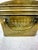 Vintage Engraved Brass Box With Handles For Sale - Image 9 of 11