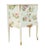Traditional 1950s Louis XV Style Chest Three Drawer Chest With Floral Design and Wooden Top For Sale - Image 3 of 8