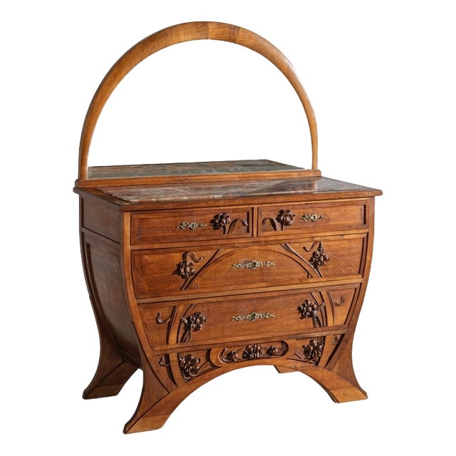 Chest of Drawers with Mirror by Carlo Zen, 1920s For Sale