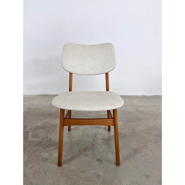 Off-white Danish Dining Chairs - Set of 6 For Sale - Image 8 of 12
