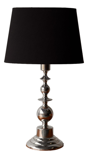 Mid-Century Scandinavian Sculptural Lamp in Chromed Metal, 1960