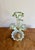 Green Antique Vaseline and Green Glass Epergne, 1880 For Sale - Image 8 of 9