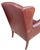 Traditional Experience Timeless Elegance of a Genuine Leather Wingback Chair by Kenyon Furnishings For Sale - Image 3 of 7