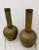 Moroccan Vintage Brass Vases - a Pair For Sale - Image 3 of 8