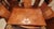 1980s Vintage Drexel Burl Wood Dining Room Set – Complete Suite With Original Receipts For Sale - Image 5 of 17