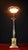 An impressive 1940s British table lamp combining classical architectural detailing with richly patinated brass and a...