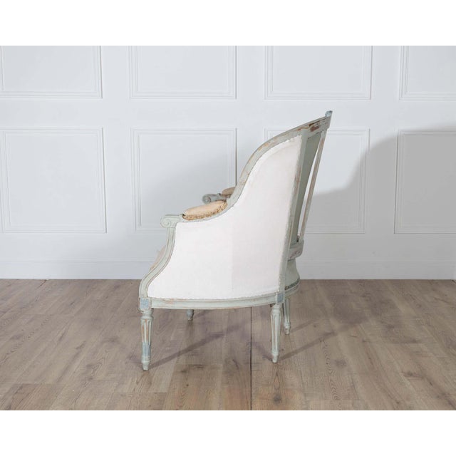 19th Century 19th Century French Louis XVI Style Painted Lie de Repos For Sale - Image 5 of 13