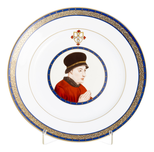King Joao I Plate in Porcelain