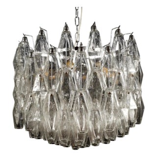 21st Century Clear Poliedri Chandelier by Fabio LTD For Sale