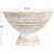 Wood Boho Whitewashed Wood Pedestal Serving Bowl For Sale - Image 7 of 7