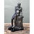 Contemporary Vintage Bronzed Terracotta Seated Male Sculpture For Sale - Image 3 of 12