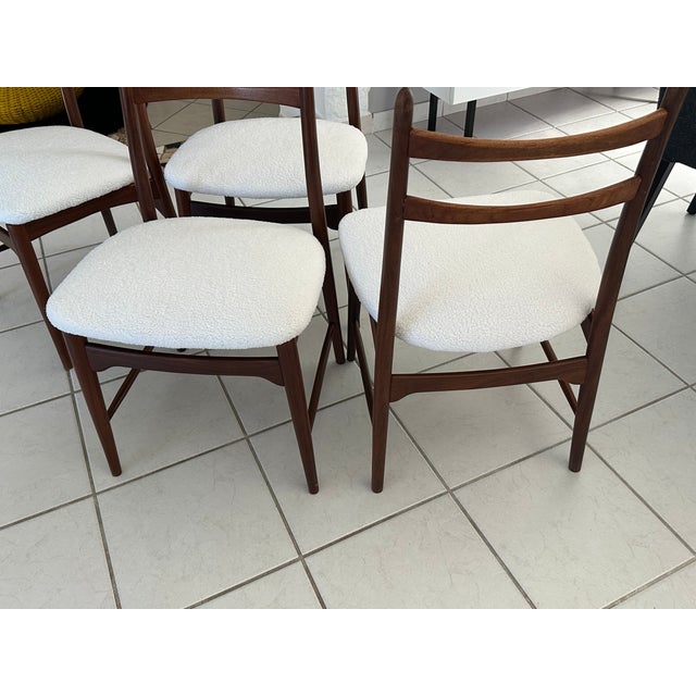 Wood Teak Chairs by Wilkhan de Georg Leowald, Germany, 1960, Set of 4 For Sale - Image 7 of 18