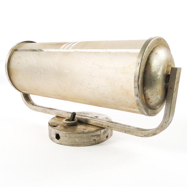 Brown Art Deco Wall Lamp from Napako, Former Czechoslovakia, 1950s For Sale - Image 8 of 14