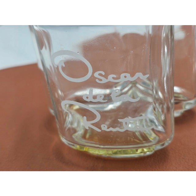 Glass Vintage Perfume Bottle from Oscar De La Renta, 1977 For Sale - Image 7 of 8