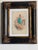 Pair Antique Spanish Embroidered Flamenco Postcards Framed For Sale - Image 4 of 6