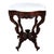 Oversized Antique Rococo Revival Floral Carved Walnut Marble Turtle Top Table For Sale - Image 9 of 10