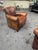 Pair of French Leather Club Chairs For Sale - Image 9 of 14