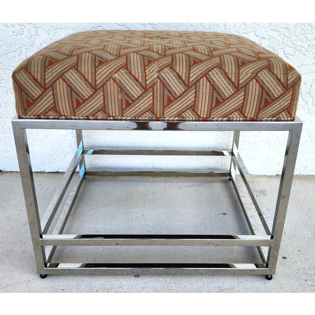2020s MCM Michael Weiss Larkin Ottoman For Sale - Image 5 of 11