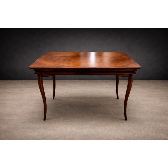 3 in 1 Extendable Dining Table in Caviuna Hardwood, Brazil, 1960s For Sale - Image 10 of 11