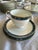 Contemporary 1980s Gold and Blue Porcelain Coffee and Tea Set by Oscar De La Renta. Service for 12 - 40 pcs For Sale - Image 3 of 10