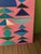 Textile Turquoise Geometric Composition 8x10 For Sale - Image 7 of 9