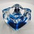 1970s Square Ashtray in Hand-Worked Murano Glass with Ice Cube Effect, 1970s For Sale - Image 5 of 10