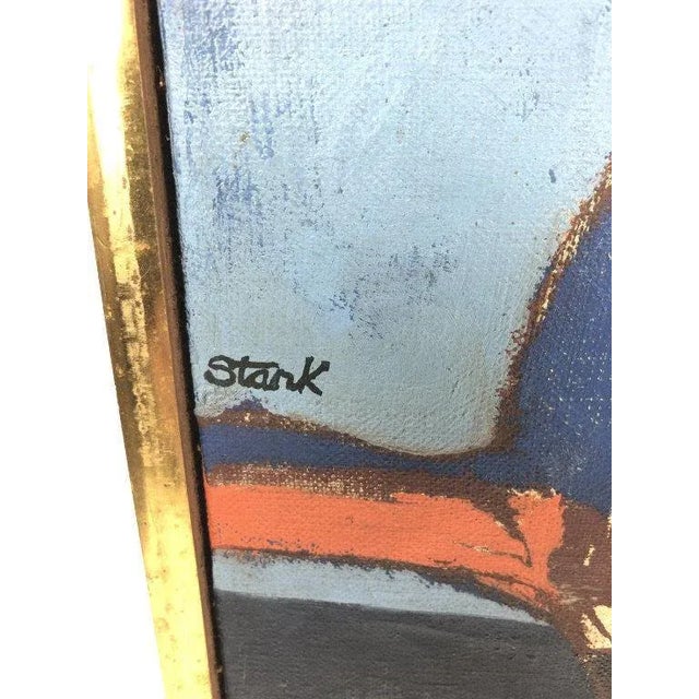 Abstract Contemporary Abstract Oil Painting, Framed For Sale - Image 3 of 5