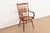 Kipp Stewart for Drexel Declaration Sculpted Walnut Dining Chairs, Set of Five For Sale - Image 9 of 12