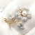 Vintage Tiffany & Co. Yellow Gold Platinum Diamond Pearl Pin Brooch For Sale In Philadelphia - Image 6 of 12