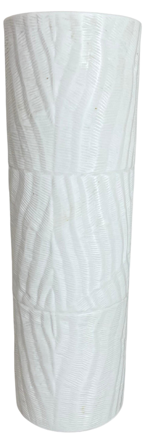Large Op Art Vase in Porcelain by Martin Freyer for Rosenthal, 1970s