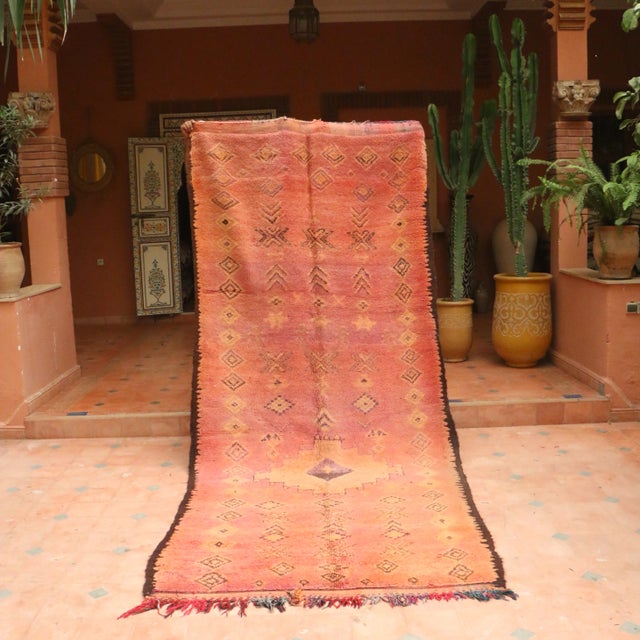 Vintage 5x12 Ft Moroccan Rug For Sale In Cleveland - Image 6 of 9