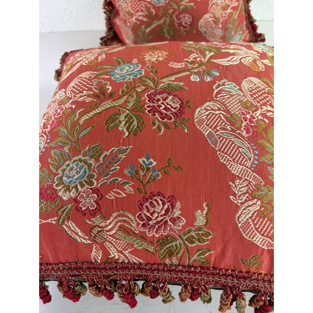 Brunschwig & Fils Vintage Brunschwig & Fils French Country Brocade Pillows /Pair For Sale - Image 4 of 8