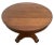 Wood Round Pedestal Expanding Dining Table Antique Arts & Crafts Quarter-Sawn Oak For Sale - Image 7 of 15