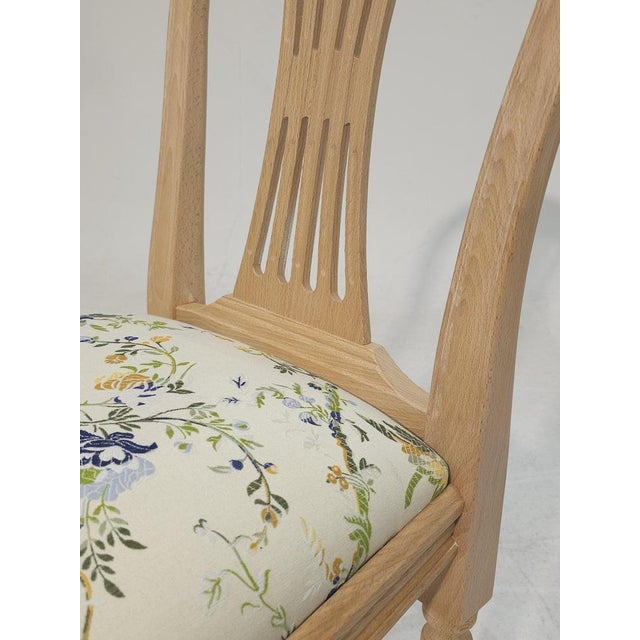 Gustavian Beech Chair, 2010s For Sale - Image 9 of 10