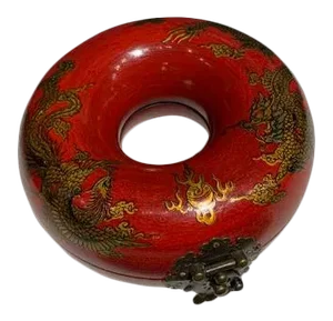 Red Small Donut Jewelry Box