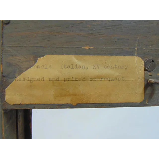 17th-Century Italian Gilt & Polychrome Architectural Frame For Sale - Image 4 of 5