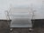 Hollywood Regency Hollywood Regency Two Tiers Lucite Tea Cart Bar With Removable Trays 6318 For Sale - Image 3 of 18