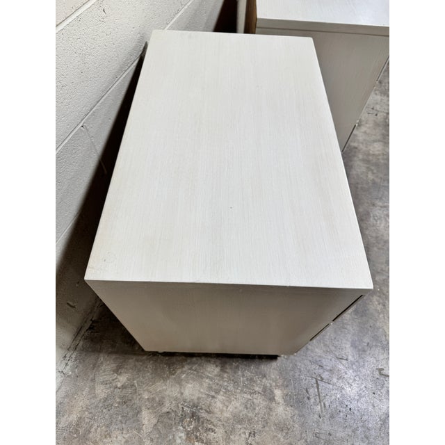 Red Lion Vintage Red Lion Dorothy Draper Styler 3 Drawer Chests - A Pair For Sale - Image 4 of 12