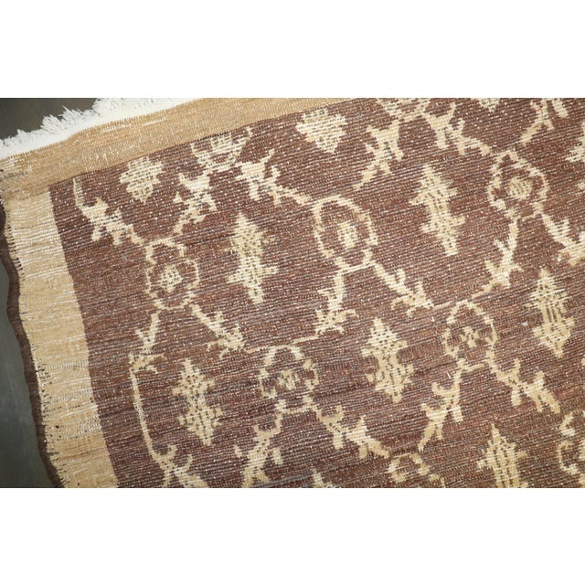 Vintage Zabihi Collection Turkish Konya Square Room Size Rug For Sale - Image 10 of 12