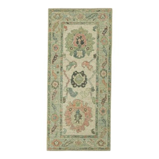 Turkish Oushak Rug 2'3" x 4'11" #20261 For Sale
