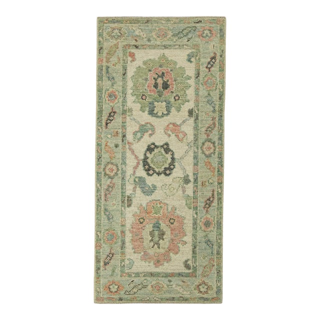 Turkish Oushak Rug 2'3" x 4'11" #20261 For Sale