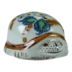 Ceramic Glazed Turtle Figure
