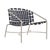 Brown Jordan Kantan Aluminum Suncloth Lounge Chair, Dove frame with Marine fabric For Sale - Image 12 of 12